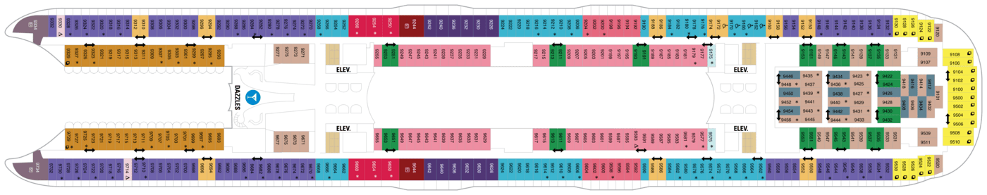 Royal Caribbean International, Symphony of the Seas, Deck 9.png